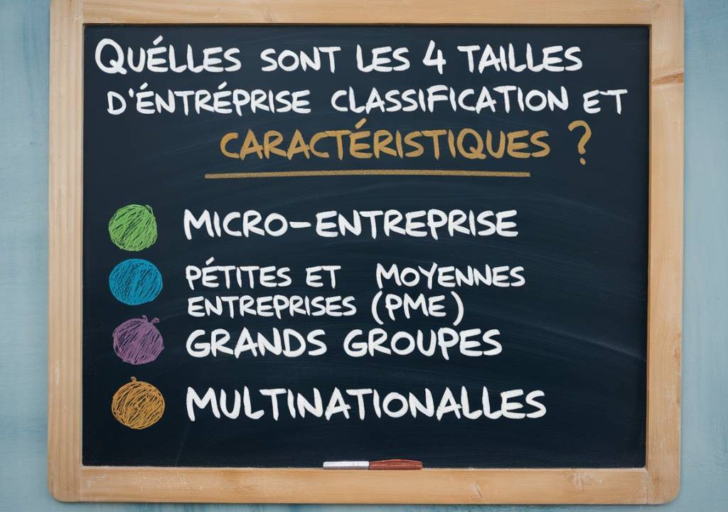 Quelles sont les 4 tailles d’entreprise : classification et caractéristiques