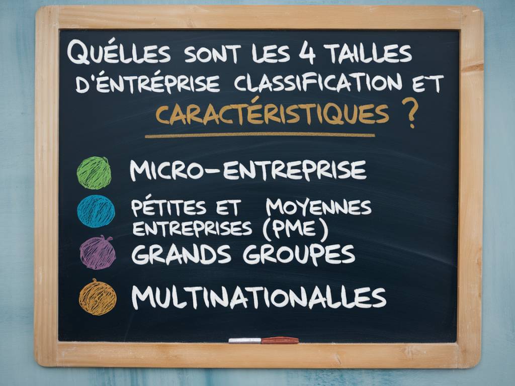 Quelles sont les 4 tailles d'entreprise : classification et caractéristiques